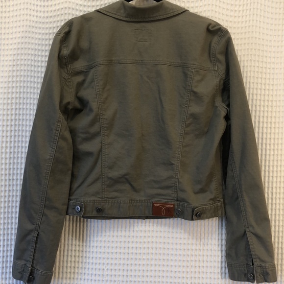 Vintage Calvin Klein Khaki Jean Jacket - Picture 3 of 6